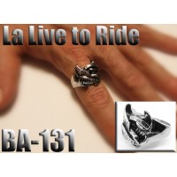 Ba-131, Bague La Live to ride, Acier inoxidable